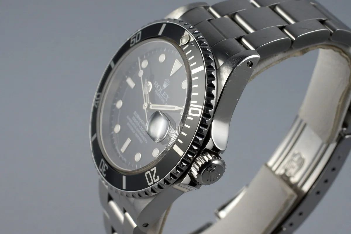 1991 Rolex Submariner 16610 with RCS Papers