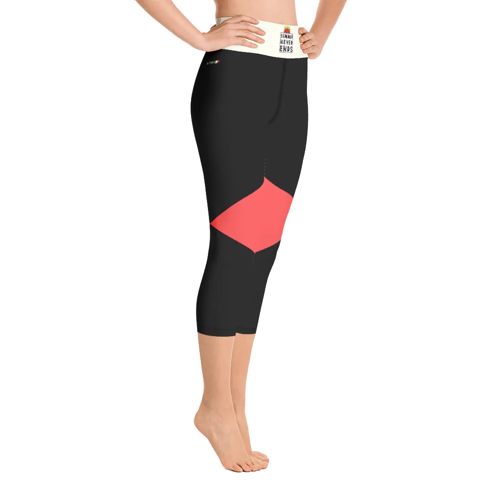 #1af2c3a0 - Grapefruit - ALTINO Yoga Capri - Summer Never Ends Collection