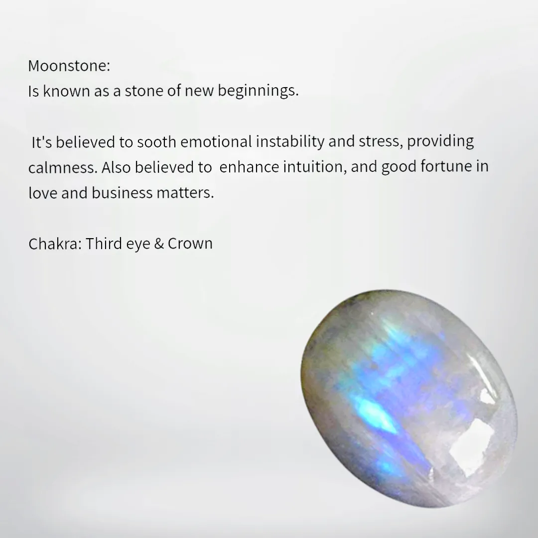 925 Sterling Silver, Rainbow Moonstone bracelet