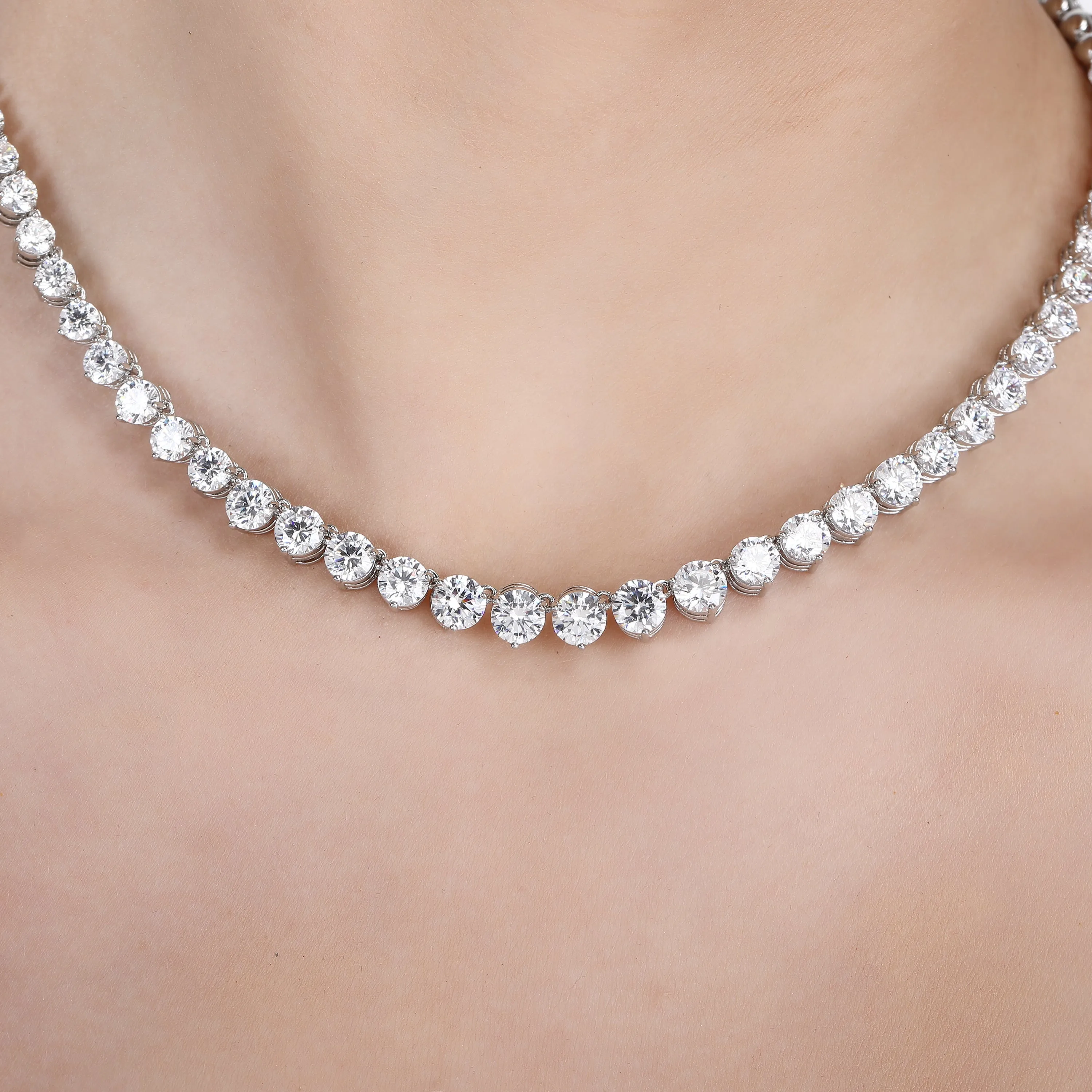 Aadhrika Zircon Necklace Set