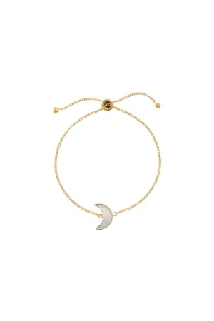 ADJUSTABLE GOLD MOON BRACELET