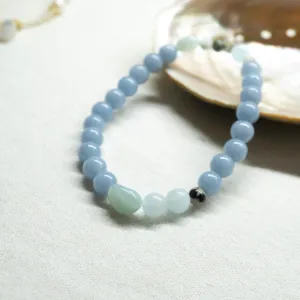 Angelite, Amazonite   Aquamarine Bracelet | Unwind
