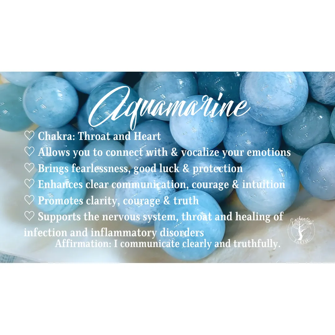 Aquamarine Bracelet for Calm Communication