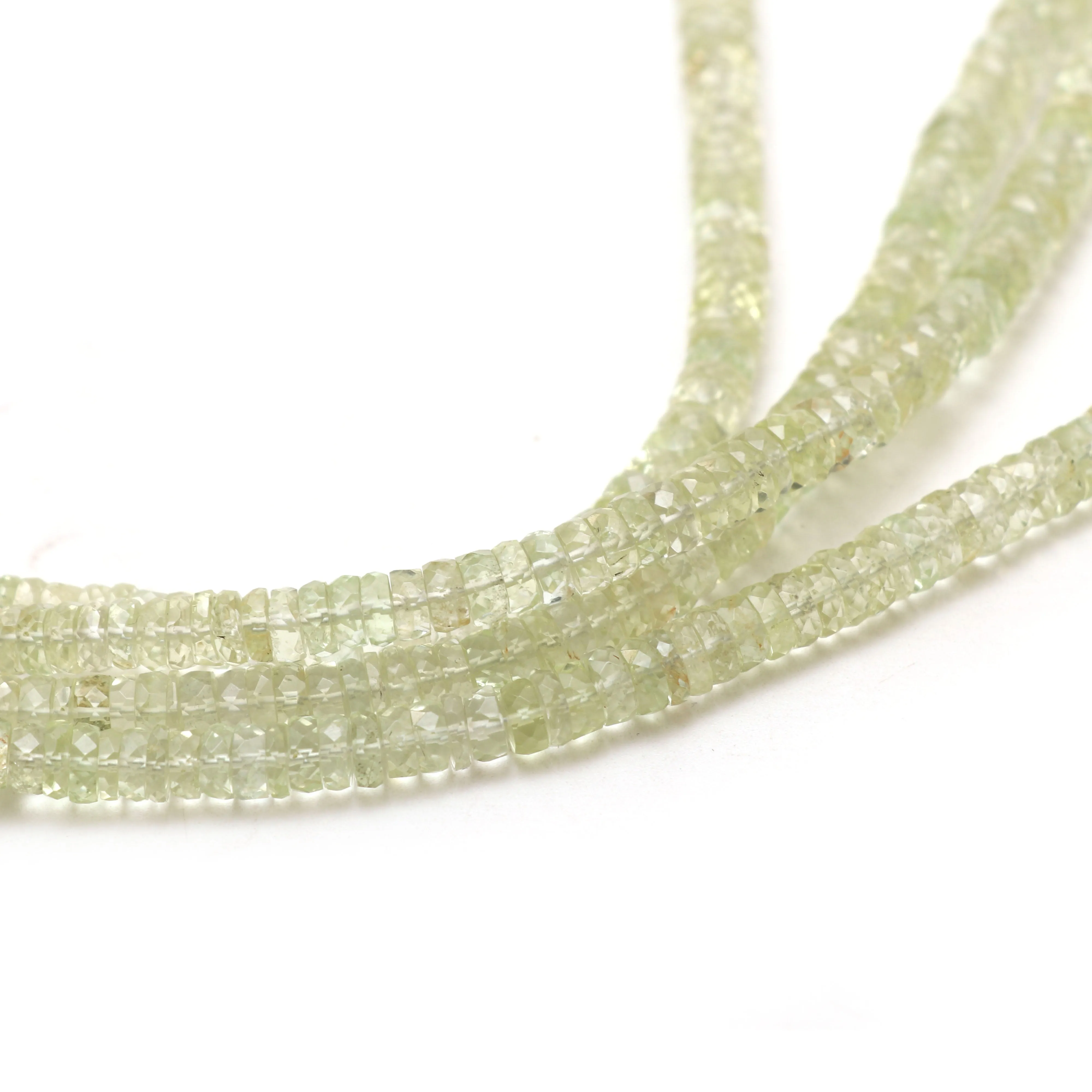 Aquamarine Faceted Tyre Beads, 5 mm to 7 mm, Aquamarine Jewelry Making Gemstone, 18 Inches Full Strand, Price Per Strand