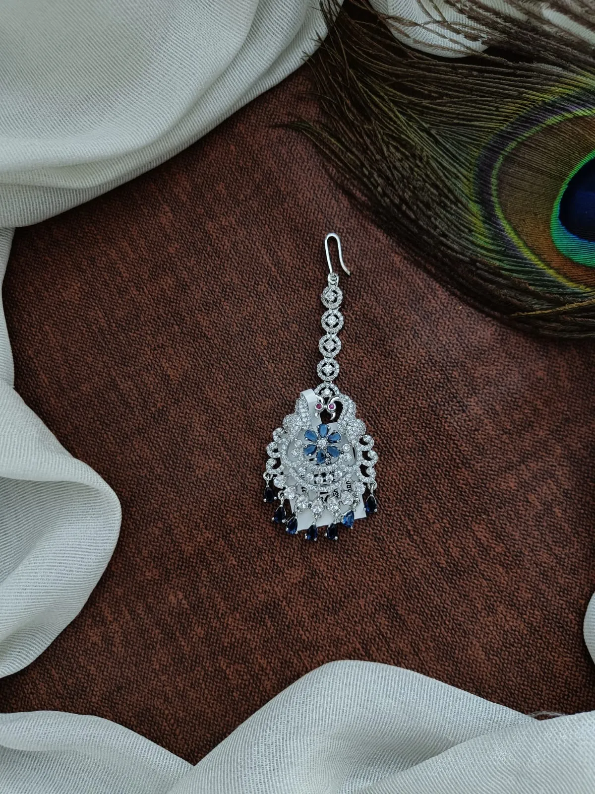 Attractive Ad & Zircon Stones Tikka