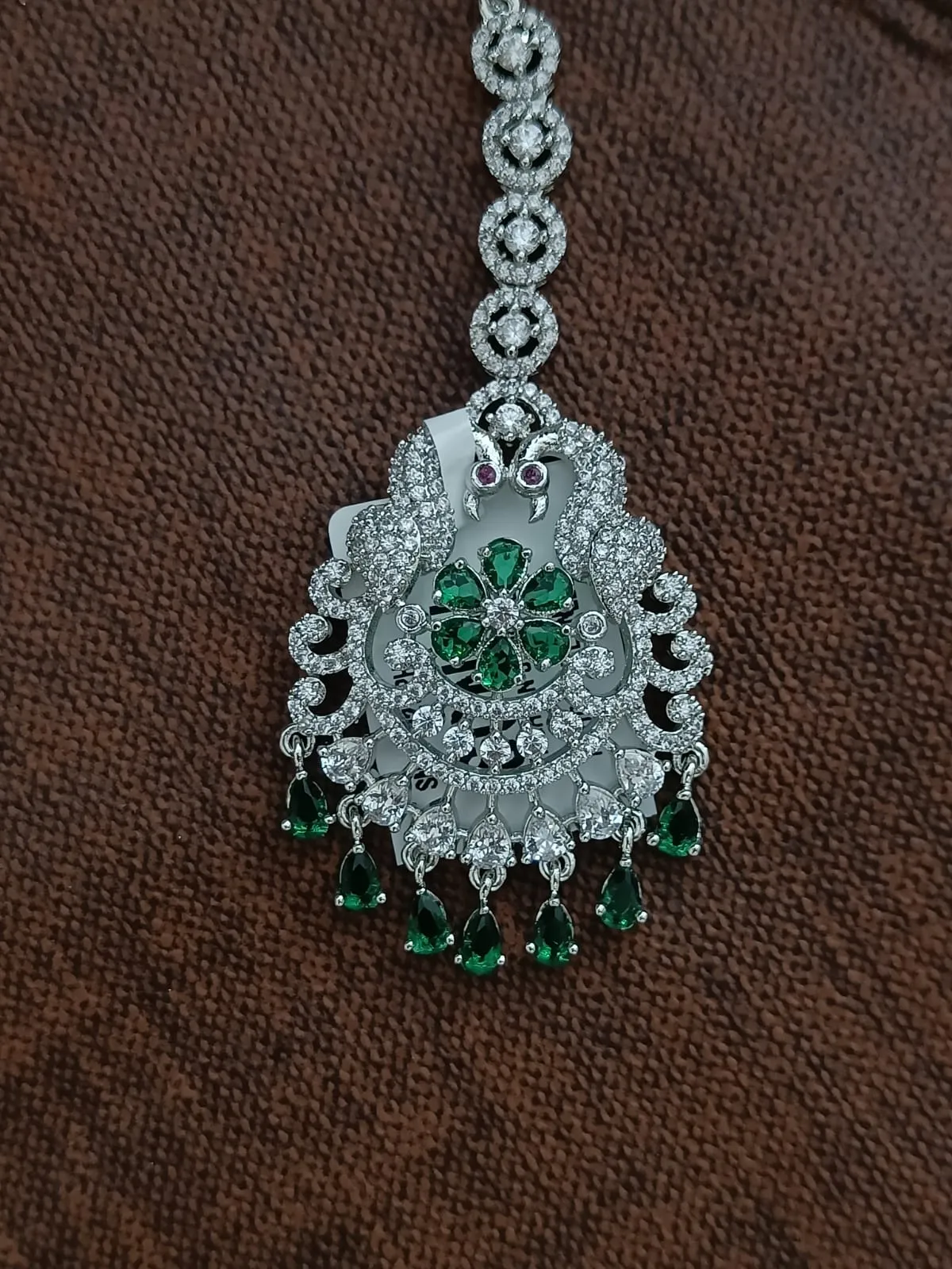 Attractive Ad & Zircon Stones Tikka
