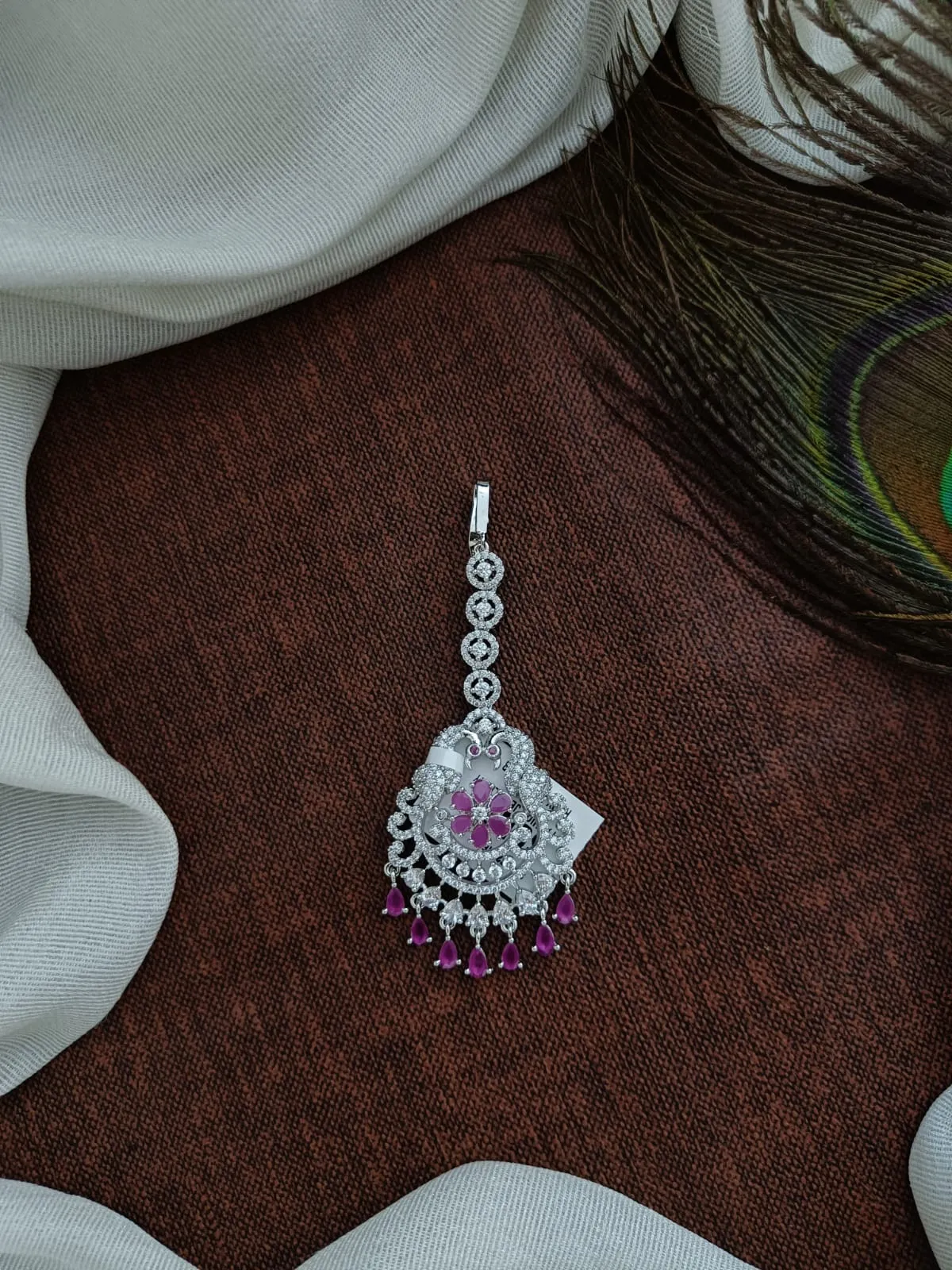 Attractive Ad & Zircon Stones Tikka