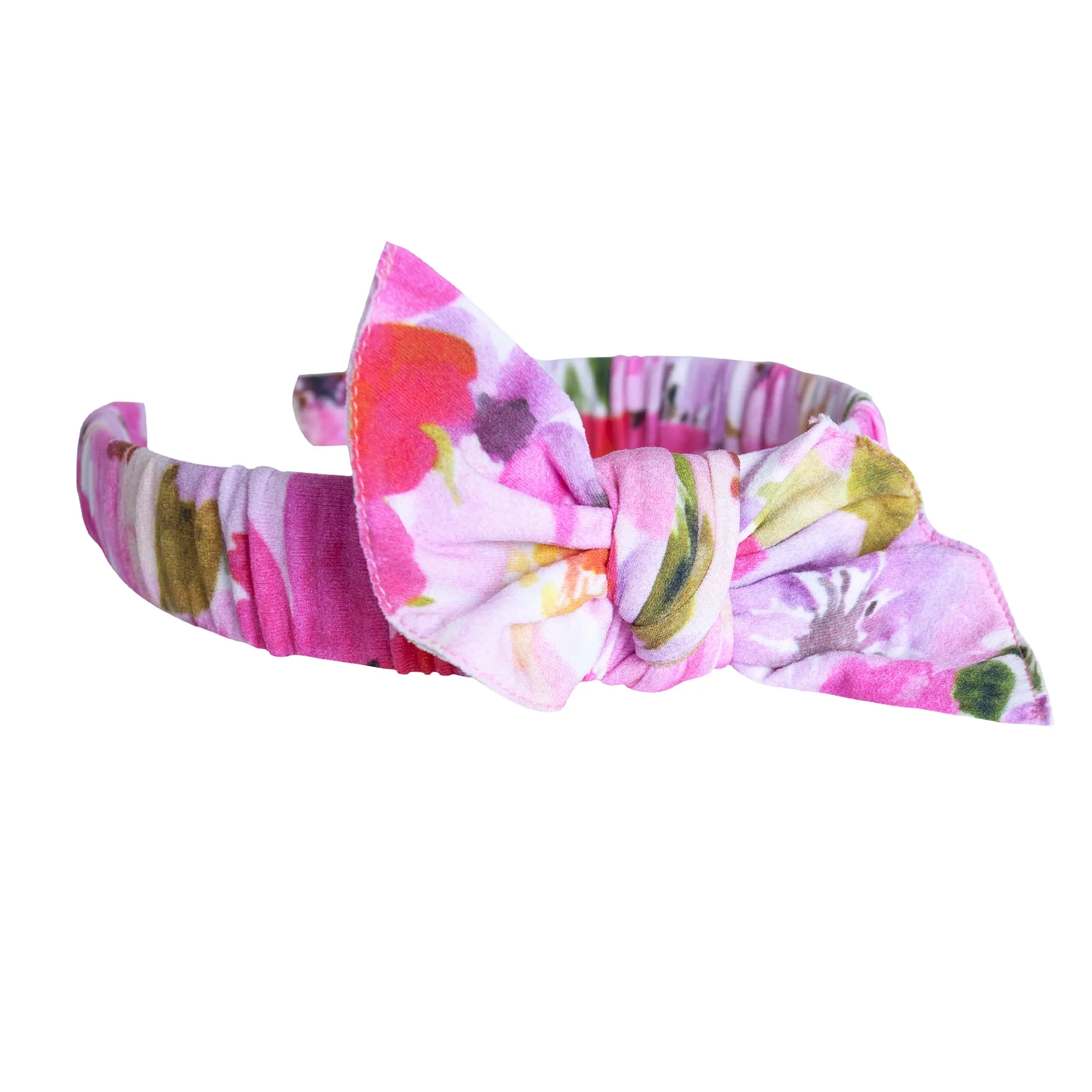 Baby Bling Delilah Printed Tied Hard Headband