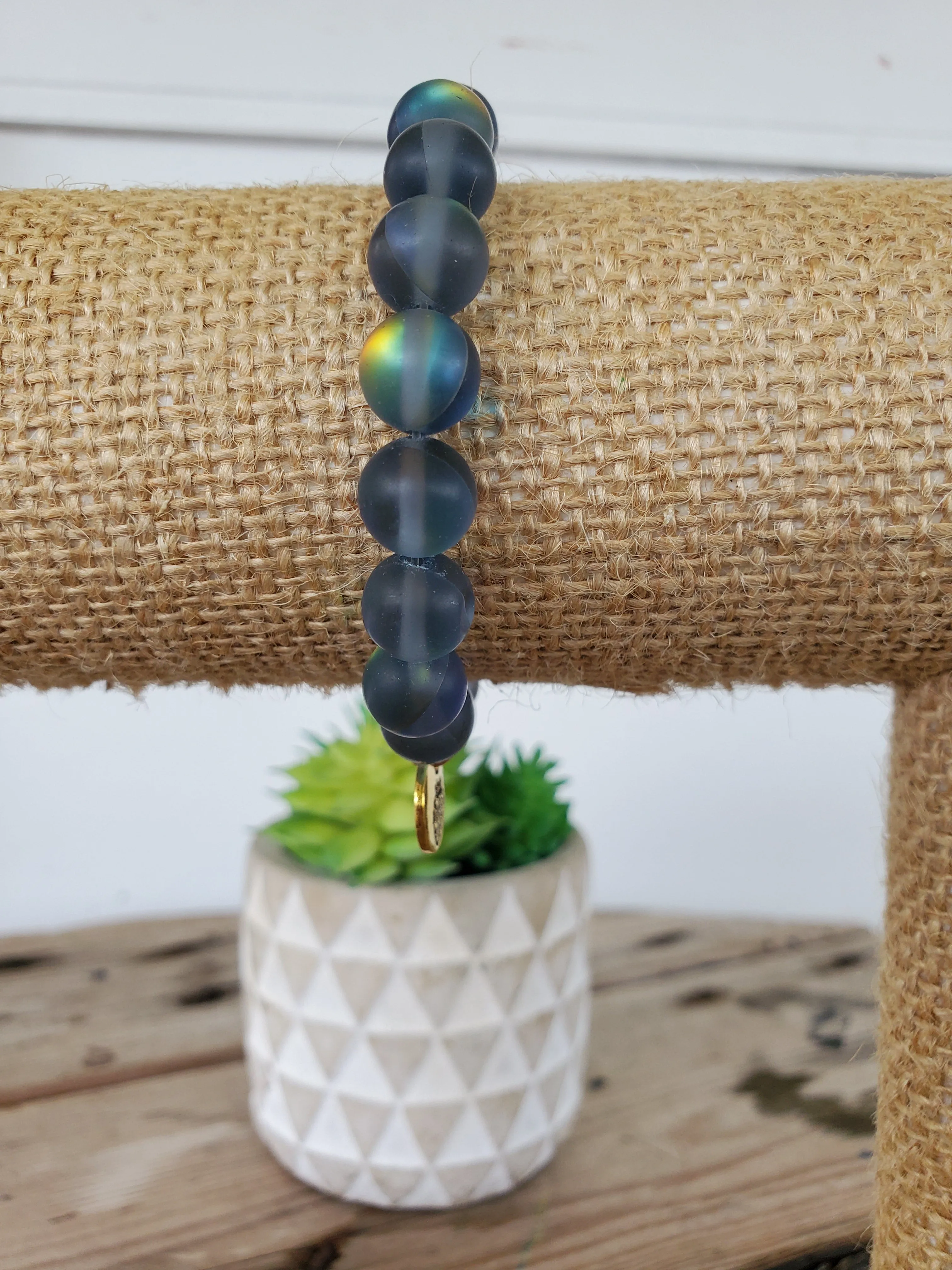 Black Moonstone Bracelet