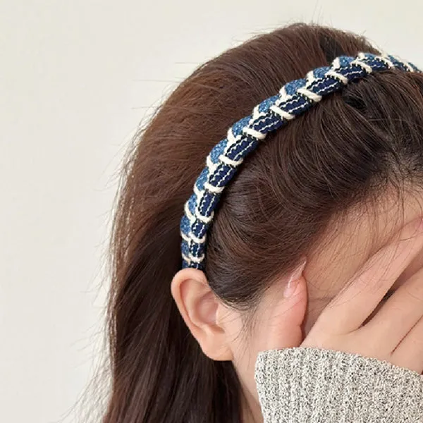 Blue Denim Headband 藍色牛仔布頭箍 HA20460