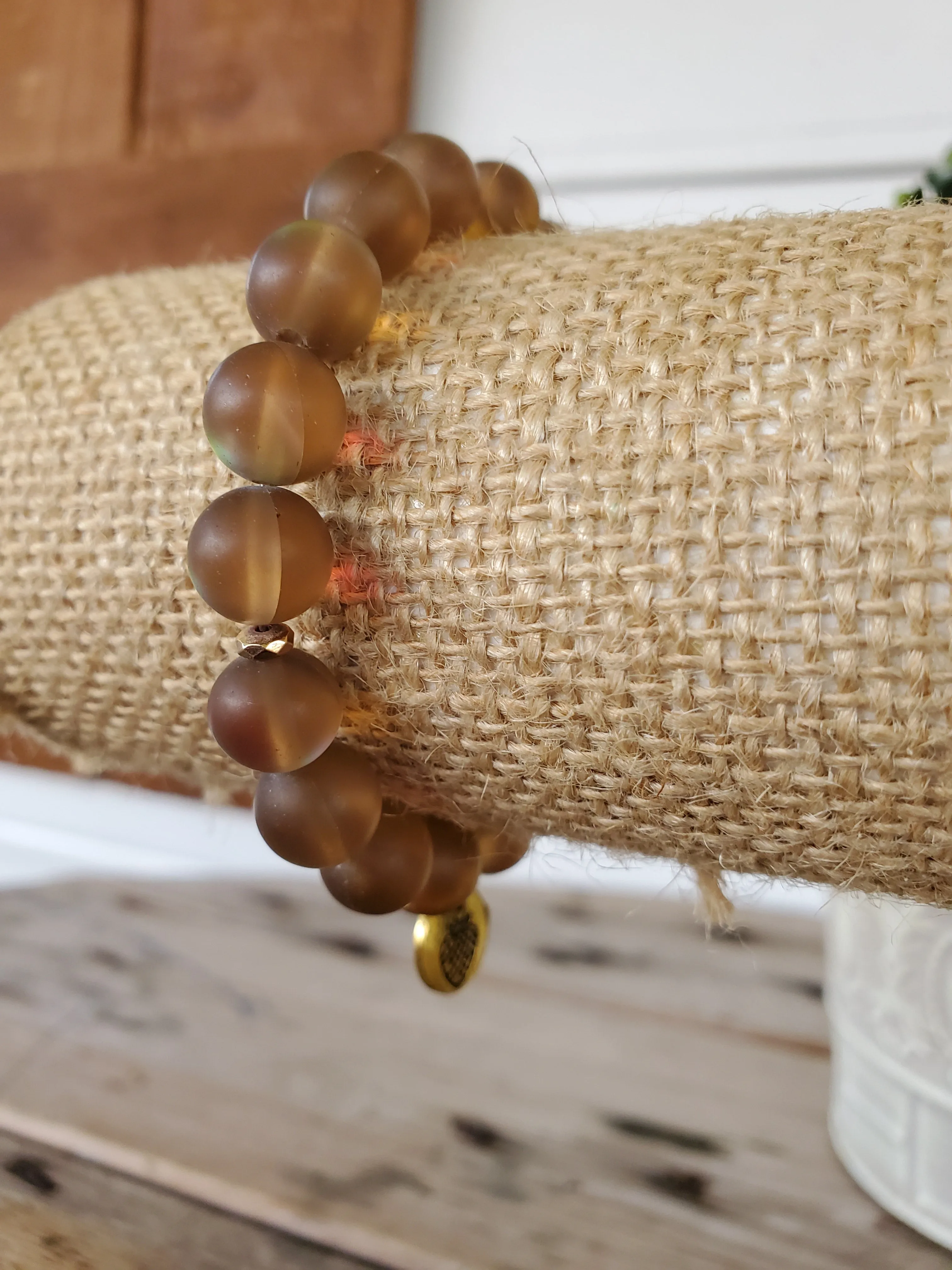 Brown Moonstone Bracelet