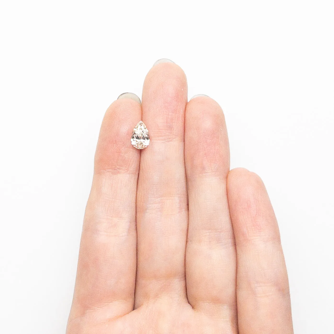 Champagne Brilliant Diamond - 1.01ct Pear
