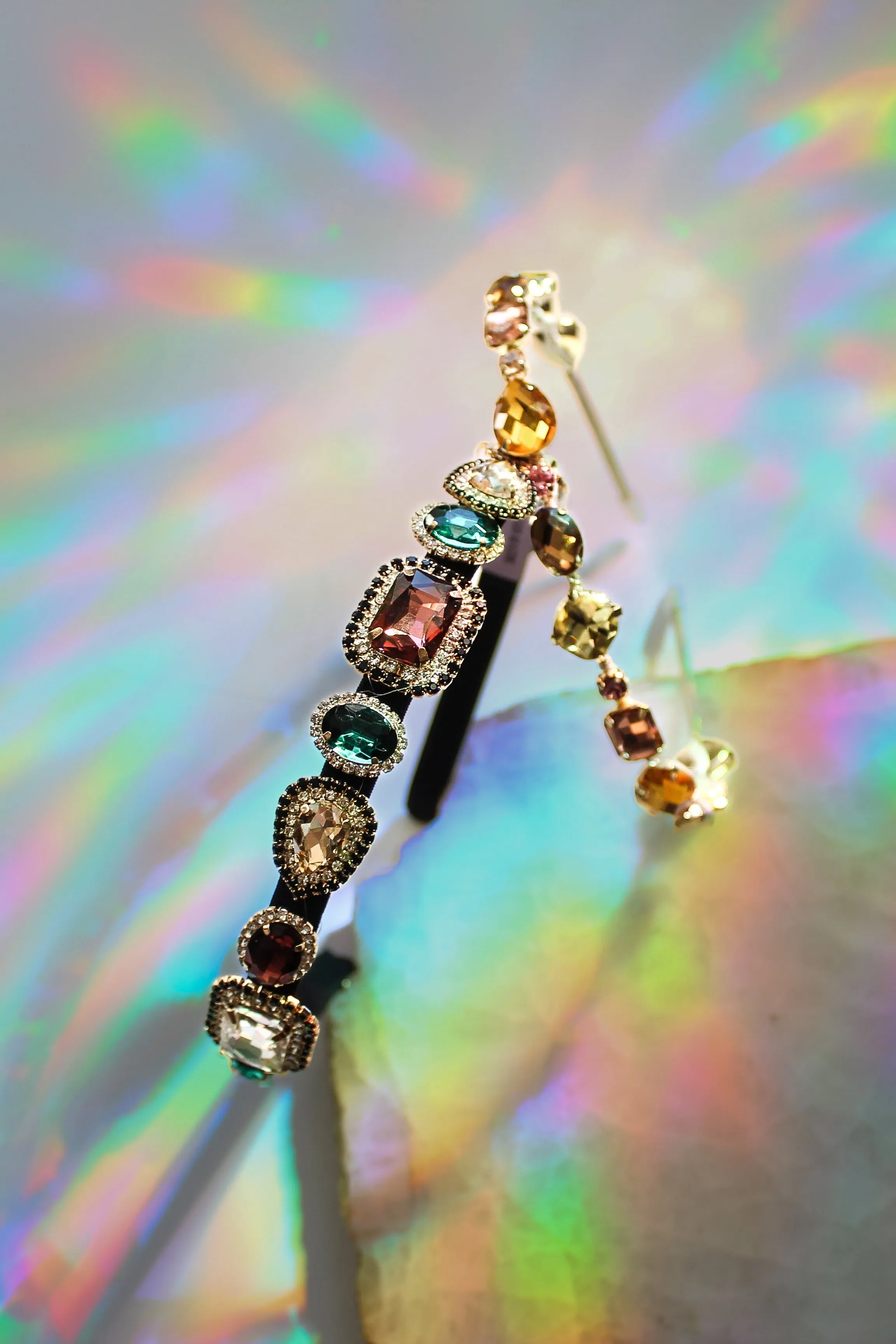 CRYSTAL ONE-LINE HEADBAND