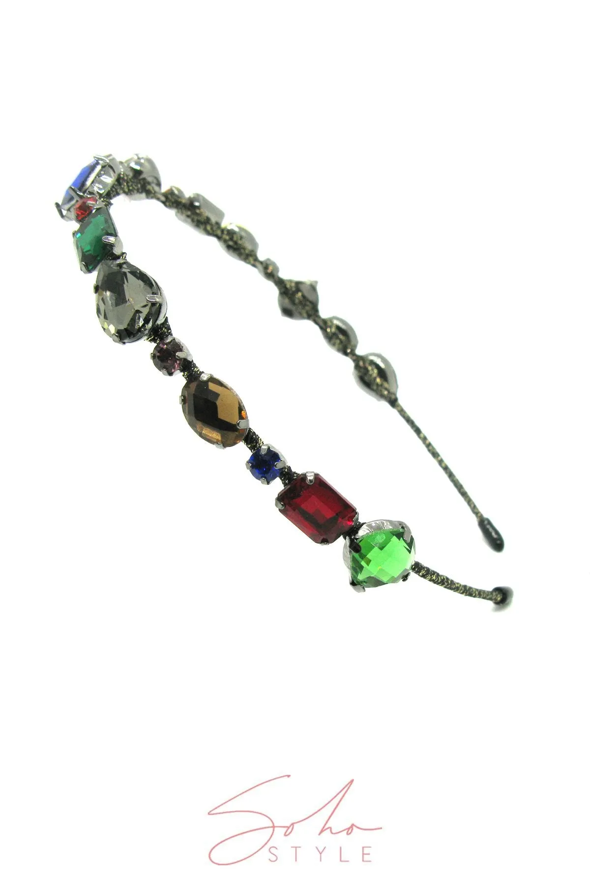CRYSTAL ONE-LINE HEADBAND