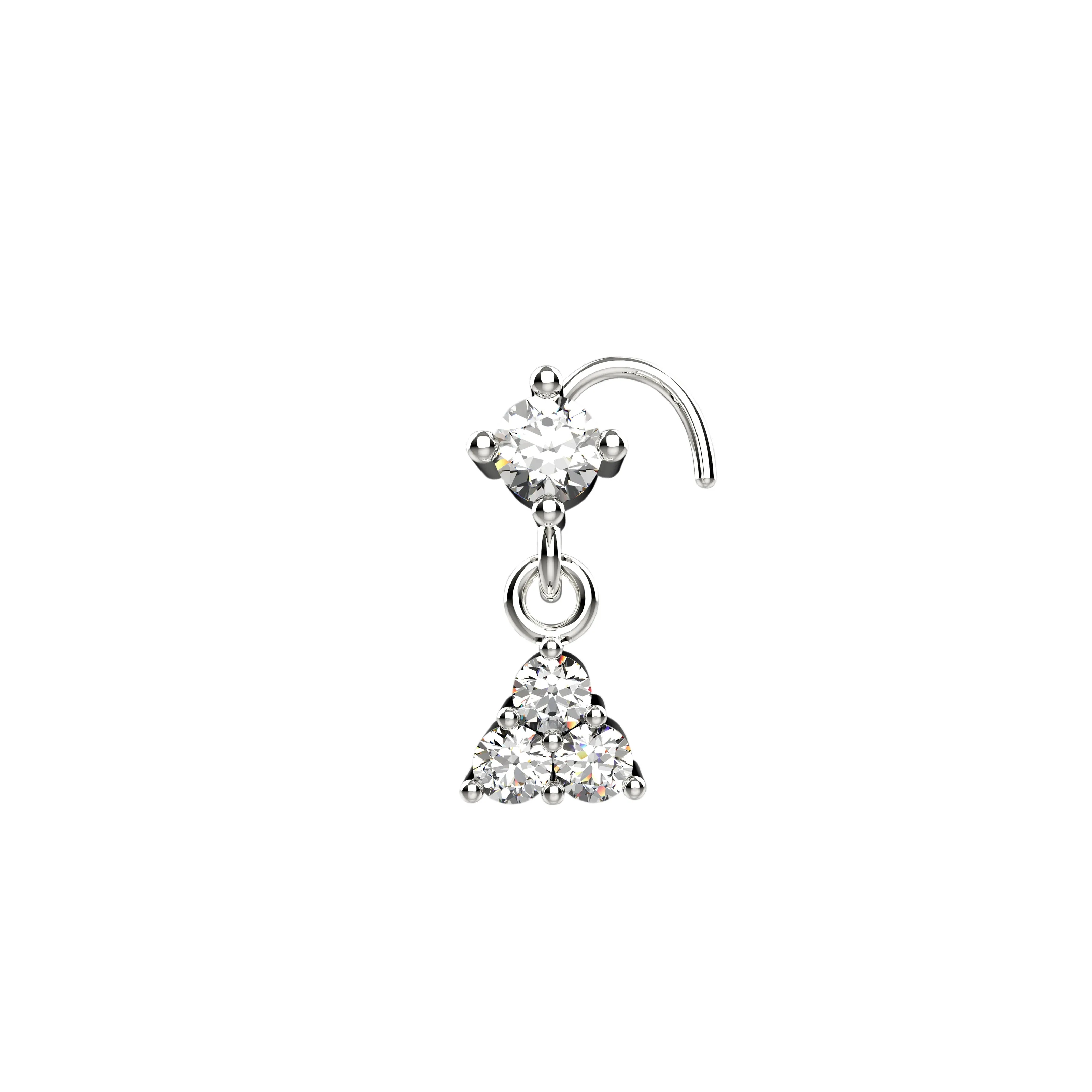 dangle nose stud & hoop – stylish nose rings for every look