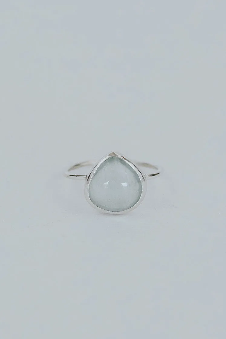Dew Drop Ring - Aquamarine