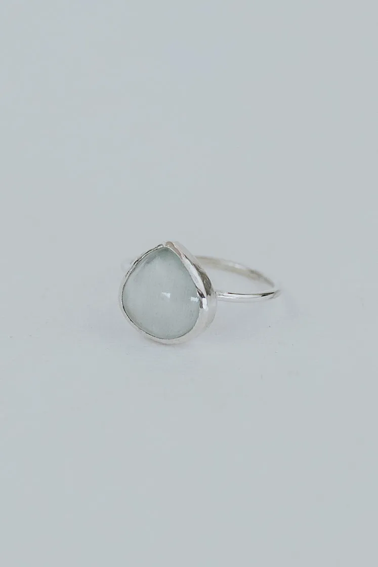 Dew Drop Ring - Aquamarine
