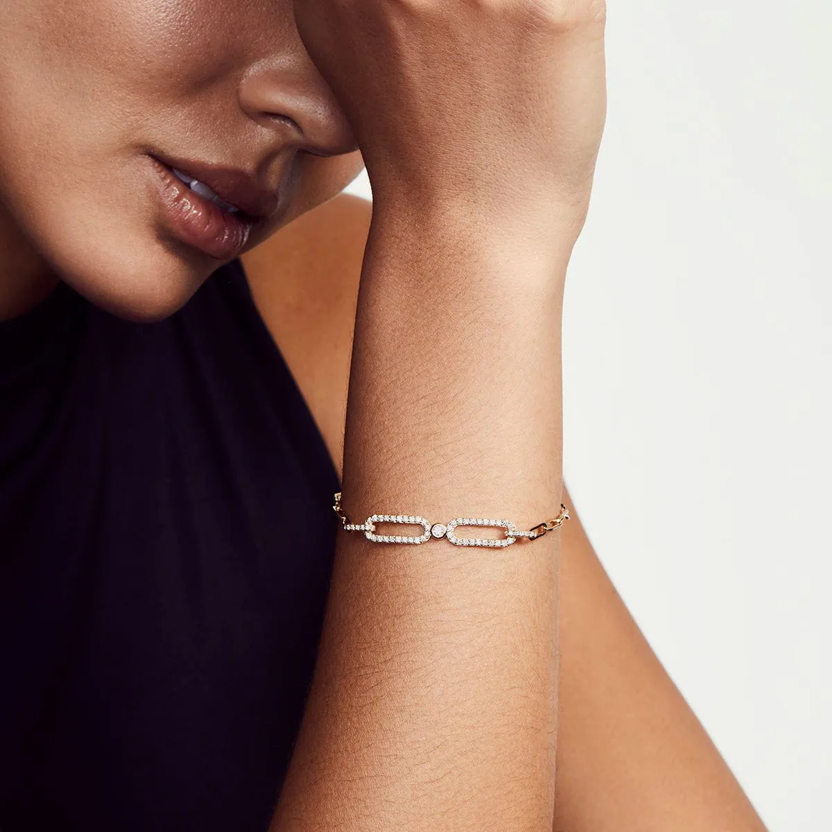 Double Link ID Bracelet