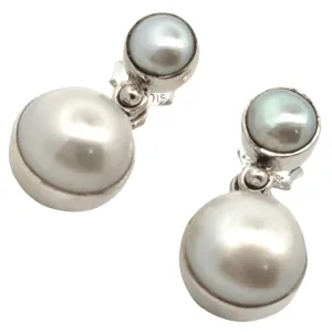 Double Pearl Studs