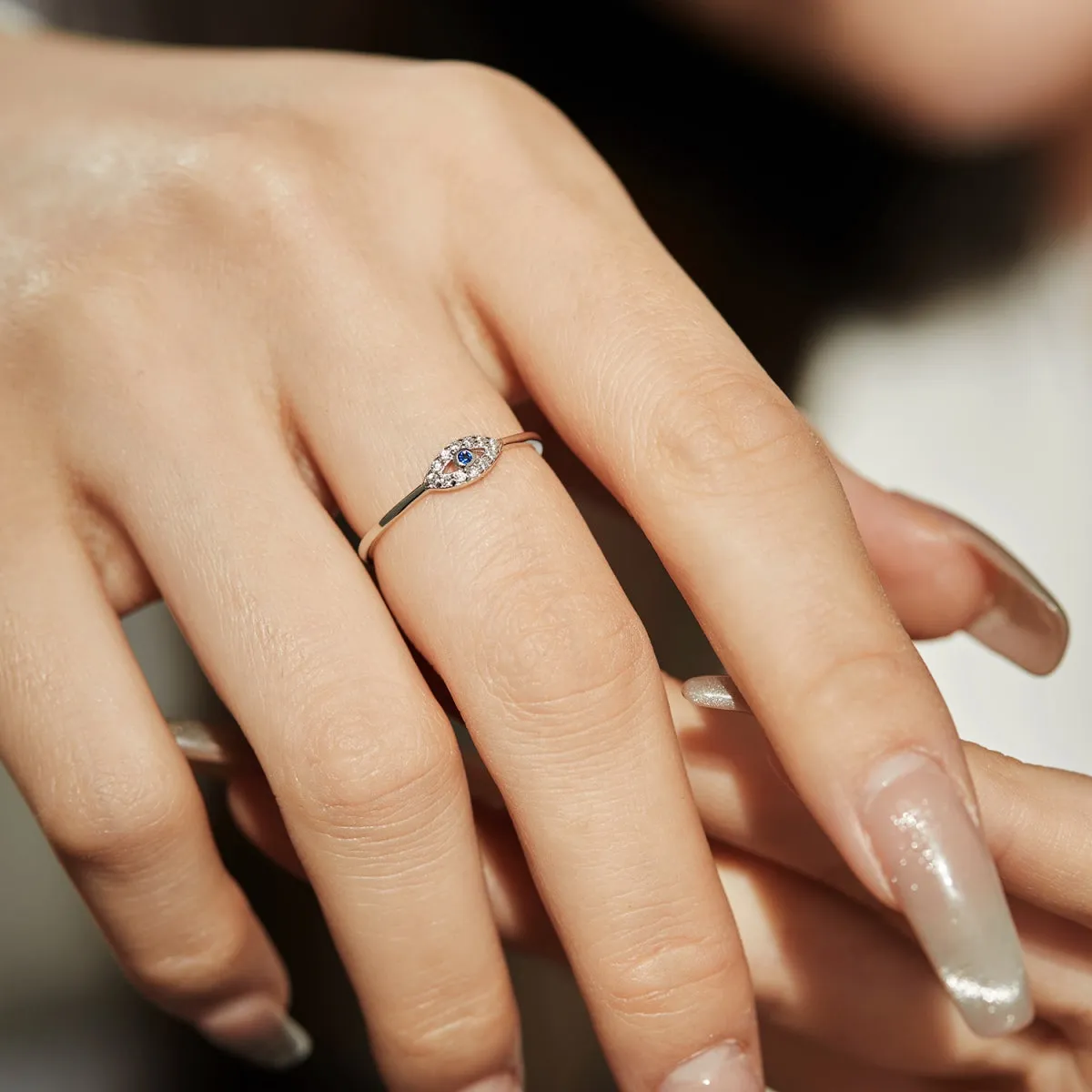 Eden Blue Evil Eye Ring