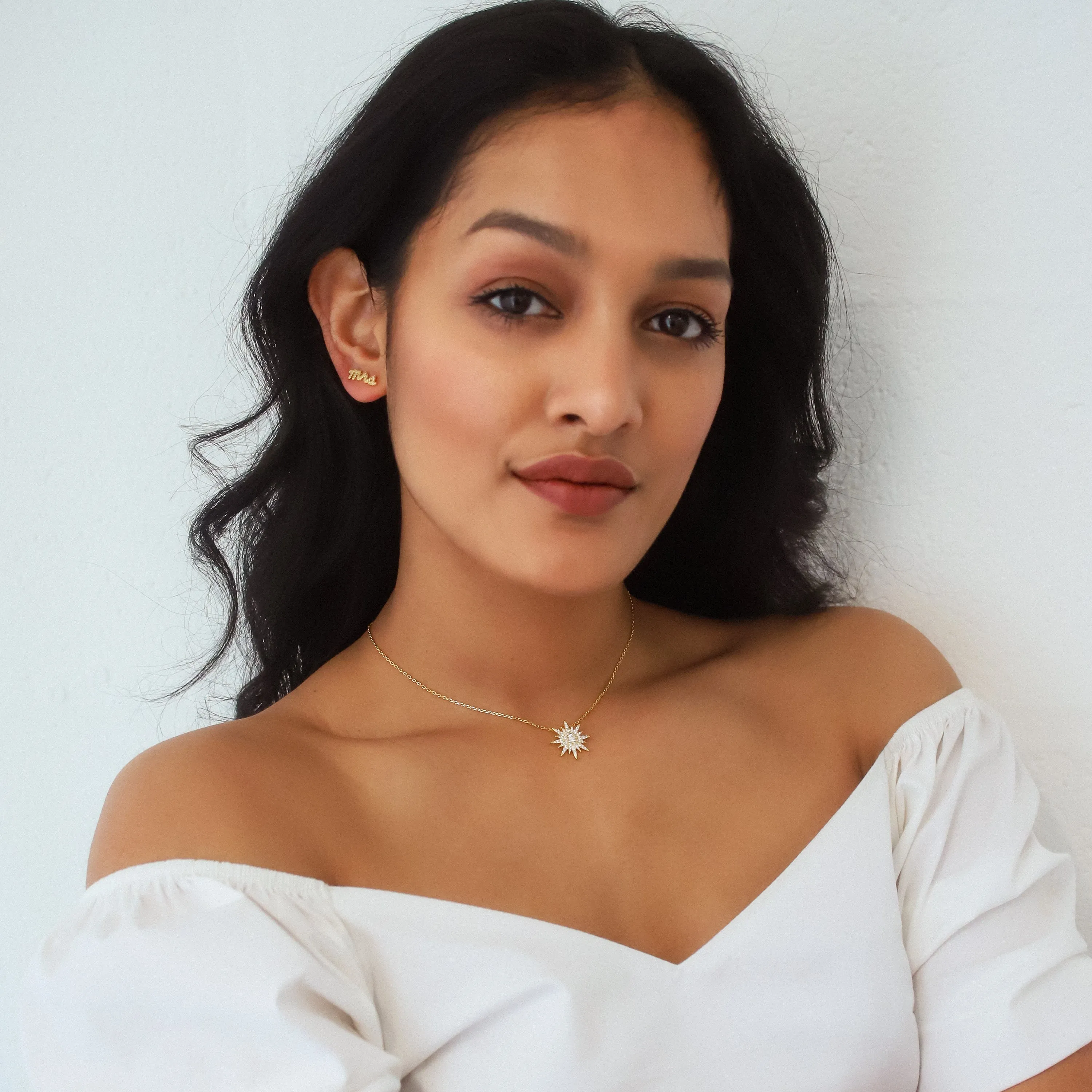 Estella Starburst Necklace | 18k Gold Plated