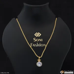 Eye-Catching Design Gold Plated Chain Pendant for Ladies - Style A558