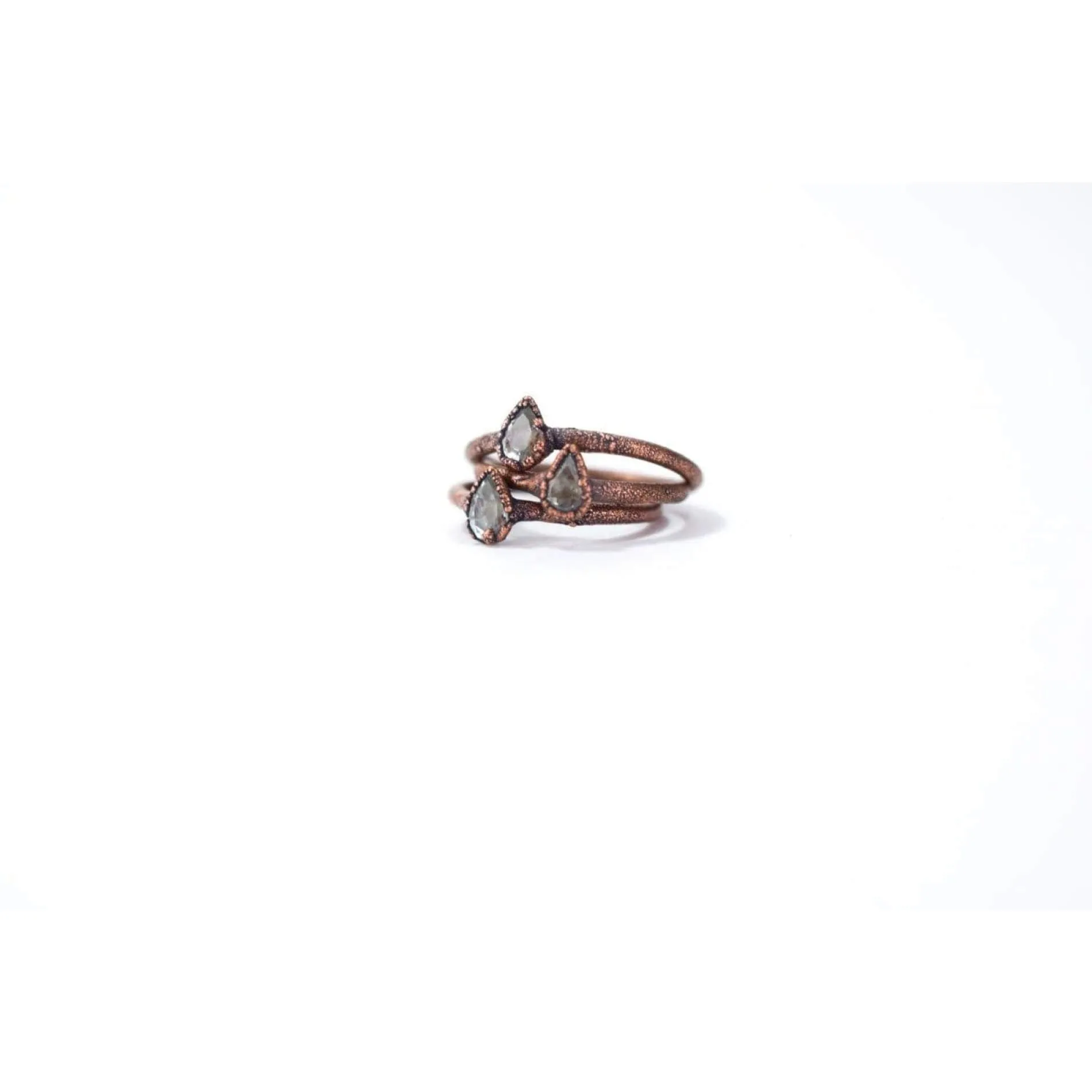 Faceted aquamarine ring | March Birthstone Ring