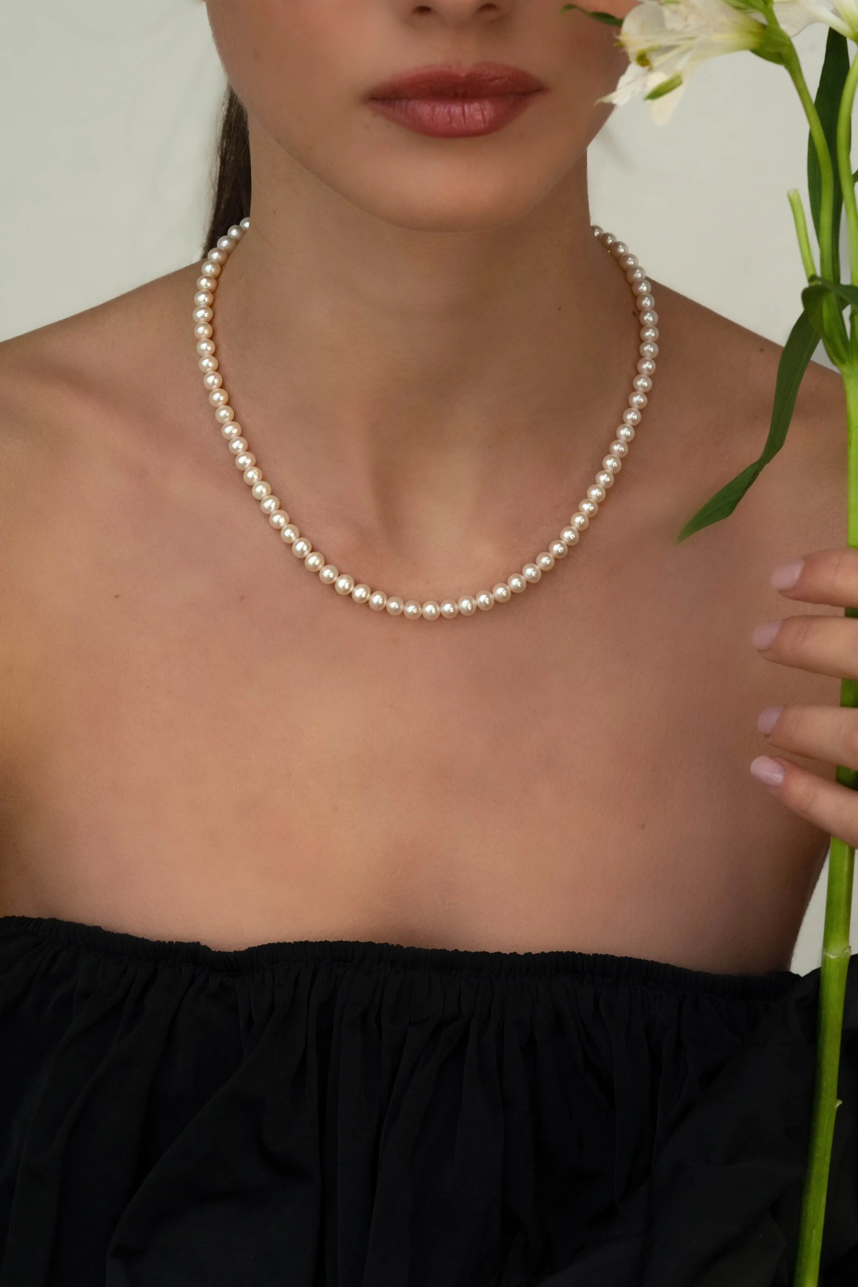 Gabrielle Pearl Necklace