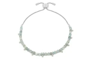 Harmony Aquamarine Silver Bracelet