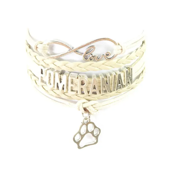Infinity Love Pomeranian Bracelet