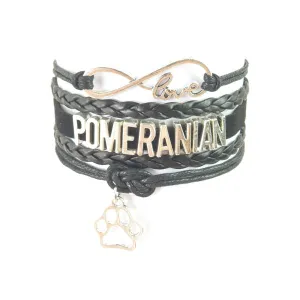 Infinity Love Pomeranian Bracelet