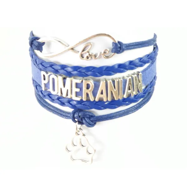Infinity Love Pomeranian Bracelet