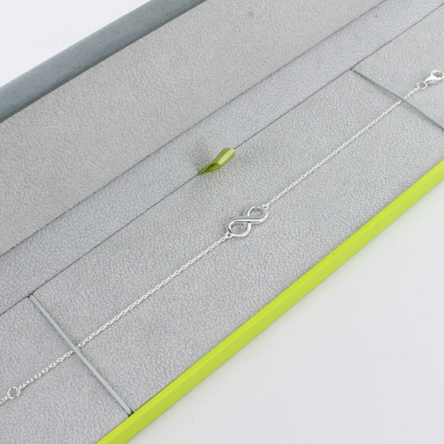 Infinity Sterling Silver Adjustable Bracelet
