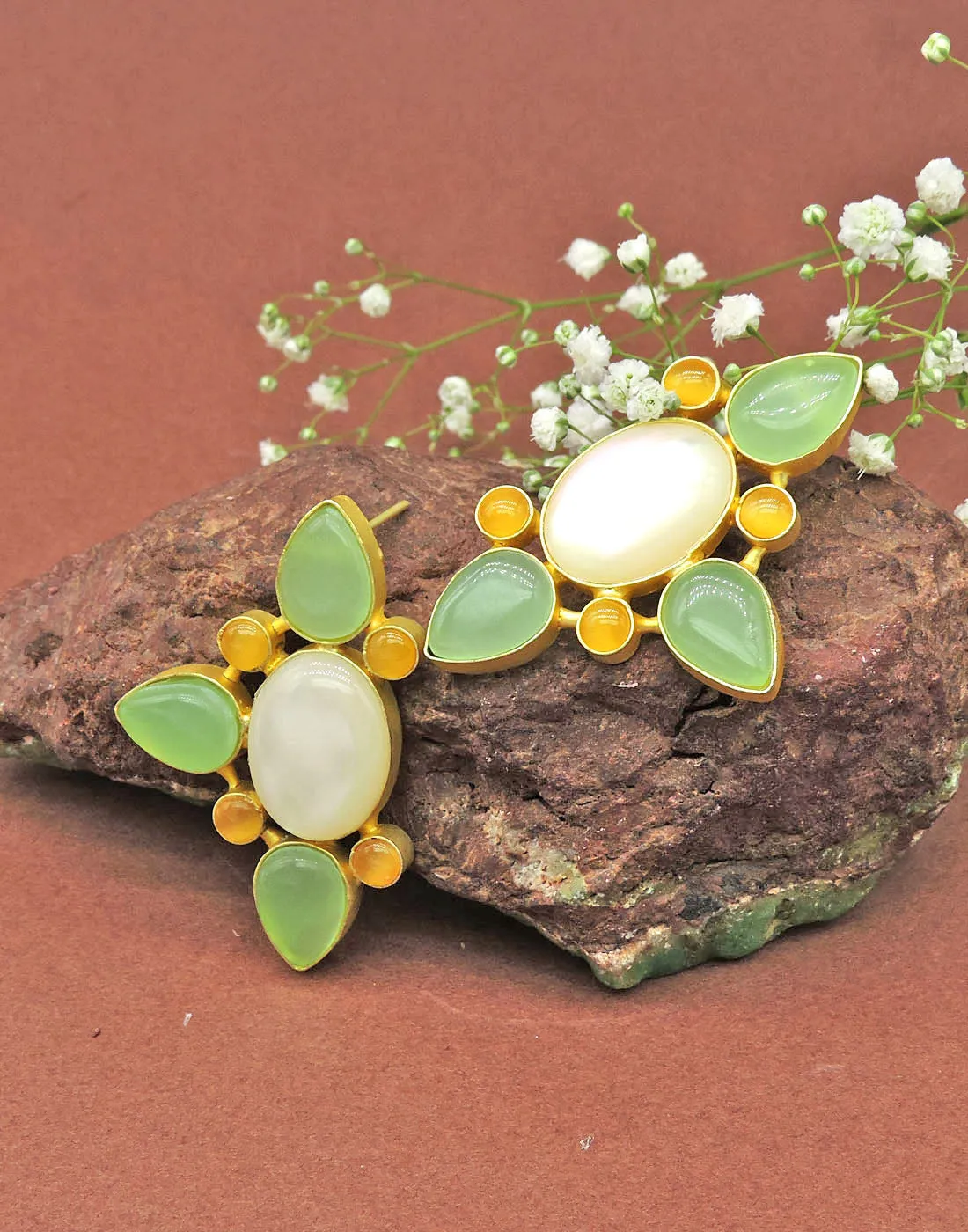 Jade Trio Earrings
