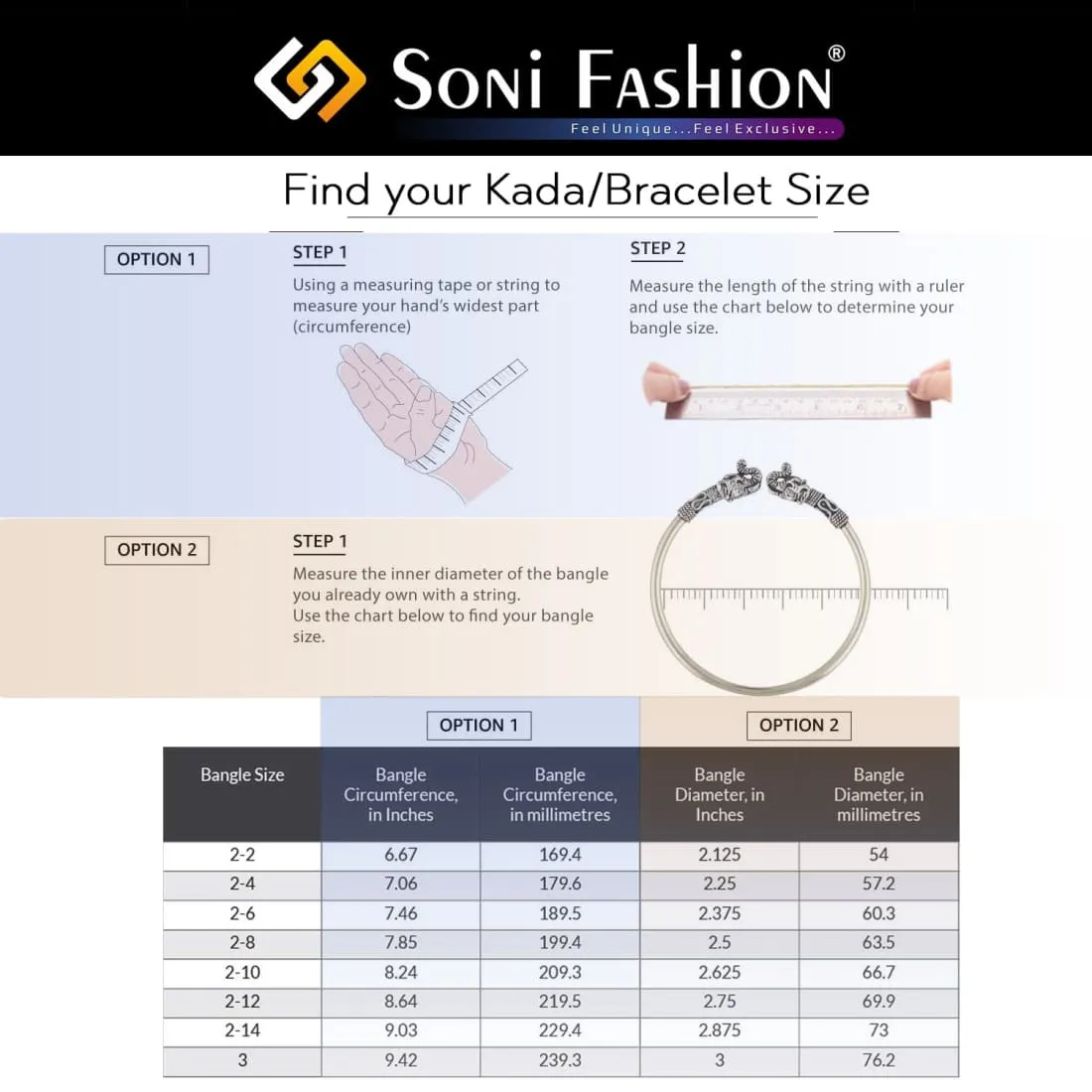 Kada Chic Design Superior Quality Gold Plated Punjabi Kada for Men - Style B079