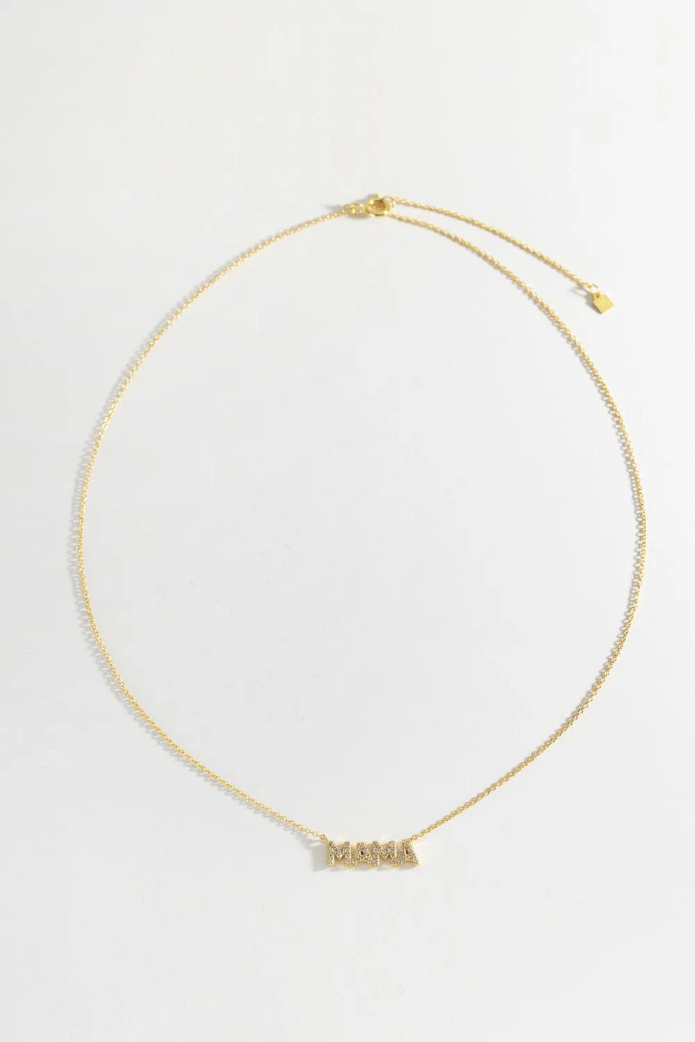 MAMA Zircon 925 Sterling Silver Necklace