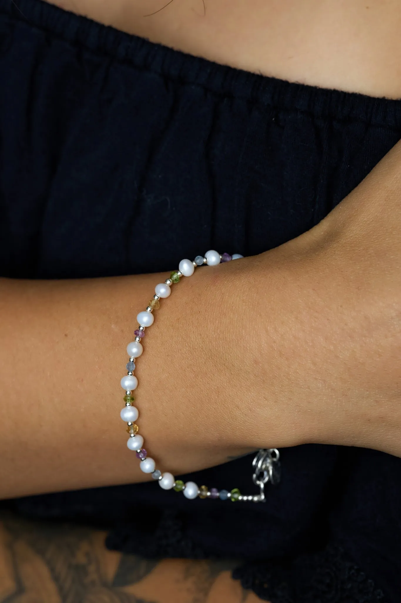 Mardi Gras Mambo Gemstone & Pearl Signature Bracelet