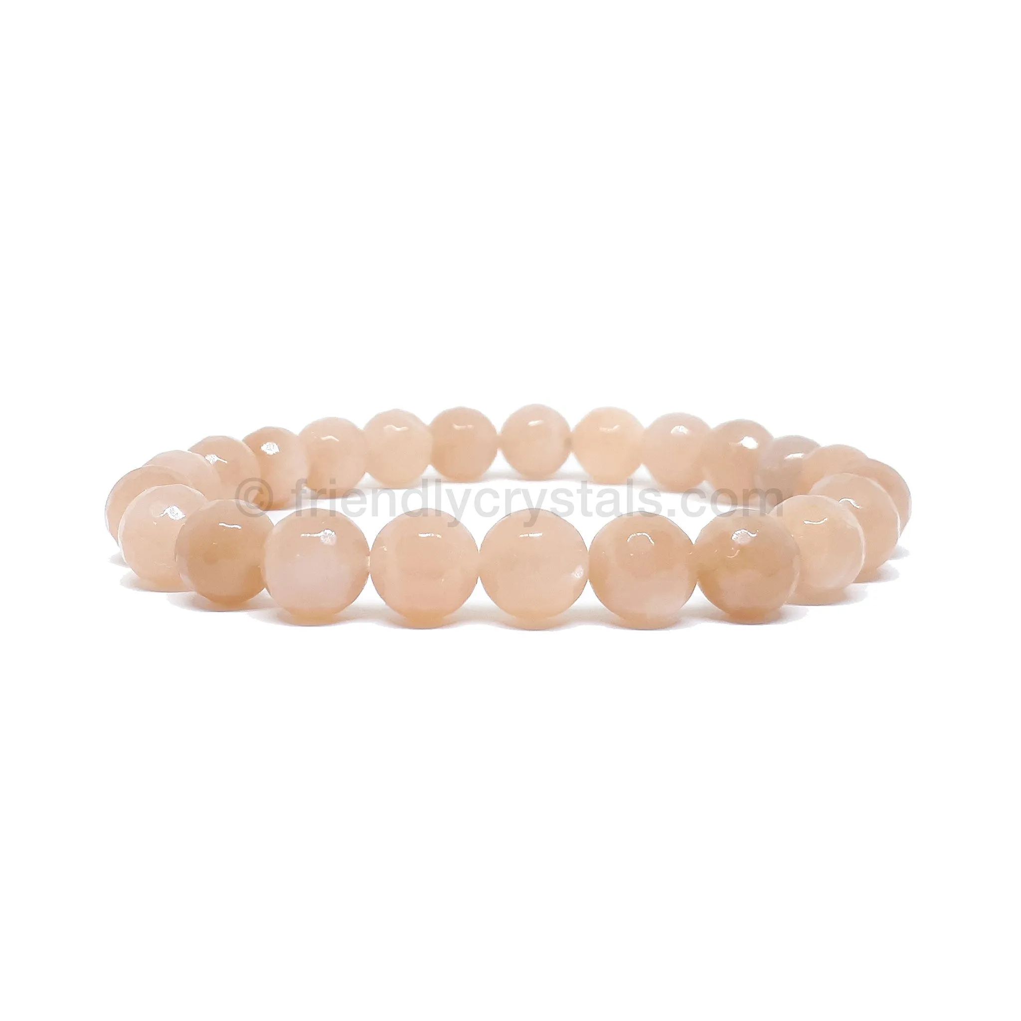 Moonstone Faceted Power Bracelet (8mm)