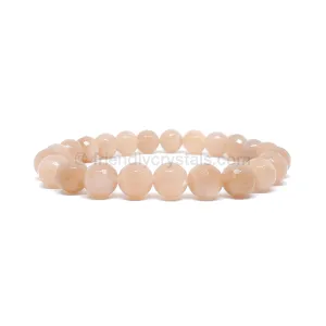 Moonstone Faceted Power Bracelet (8mm)