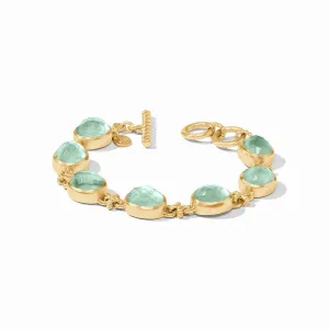 Nassau Demi Stone Bracelet - Iridescent Aquamarine Blue