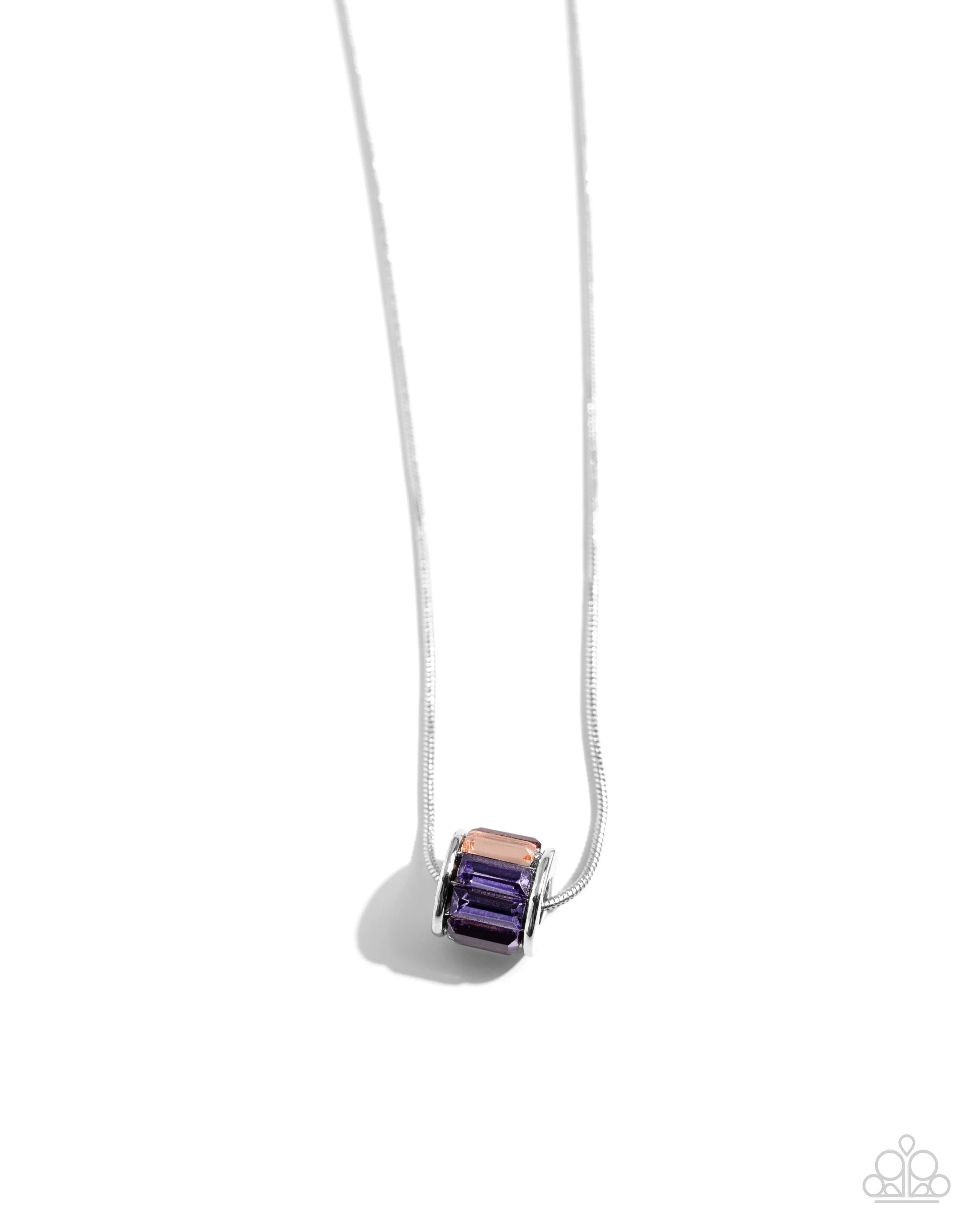 Necklace Warden Wheel - Purple N314