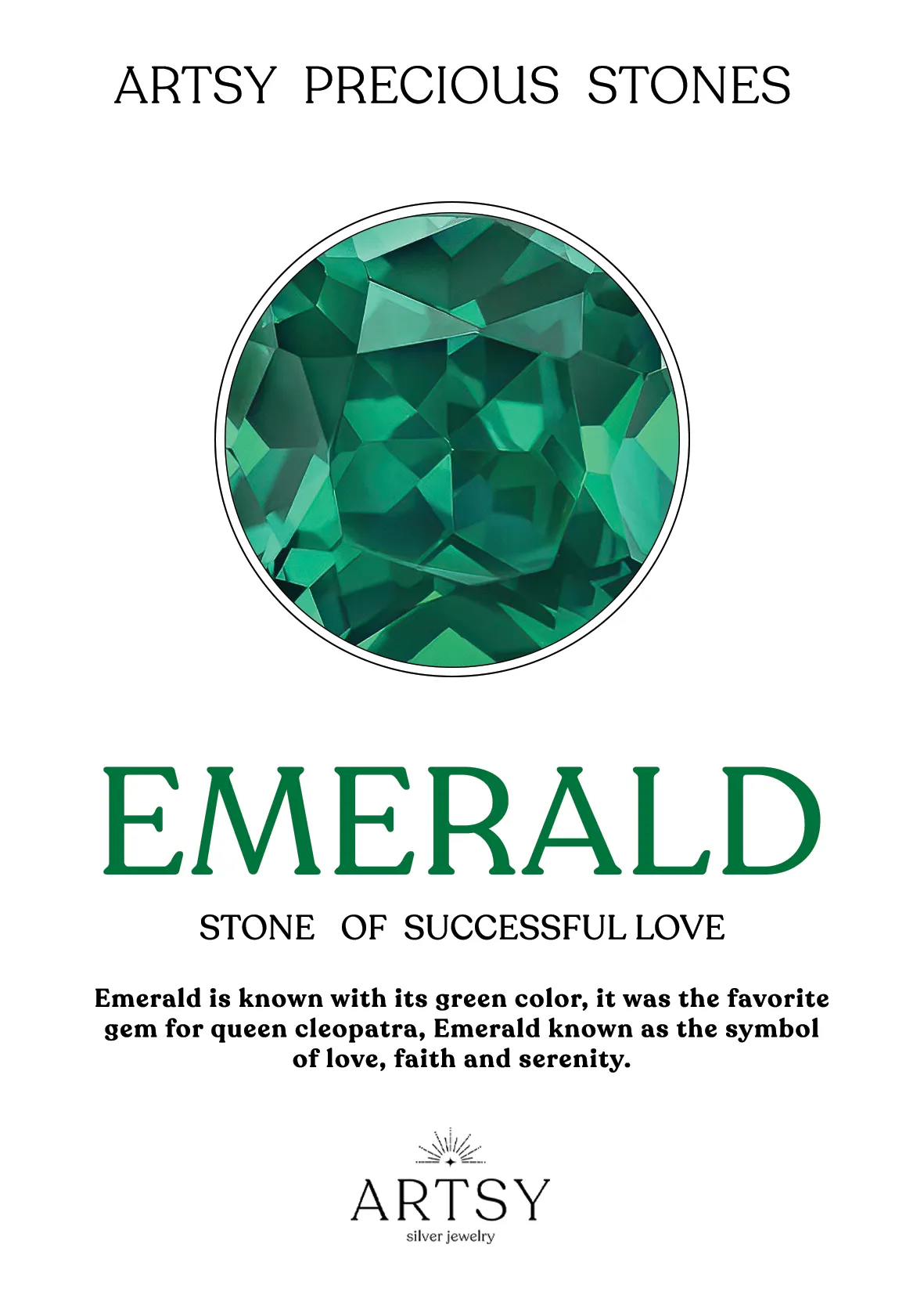 Palma Emerald Stone Necklace