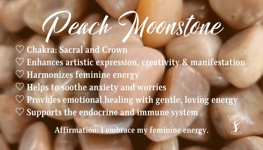 Peach Moonstone Micro Faceted Necklace  Artistic Expression, Creativity & Manifestation