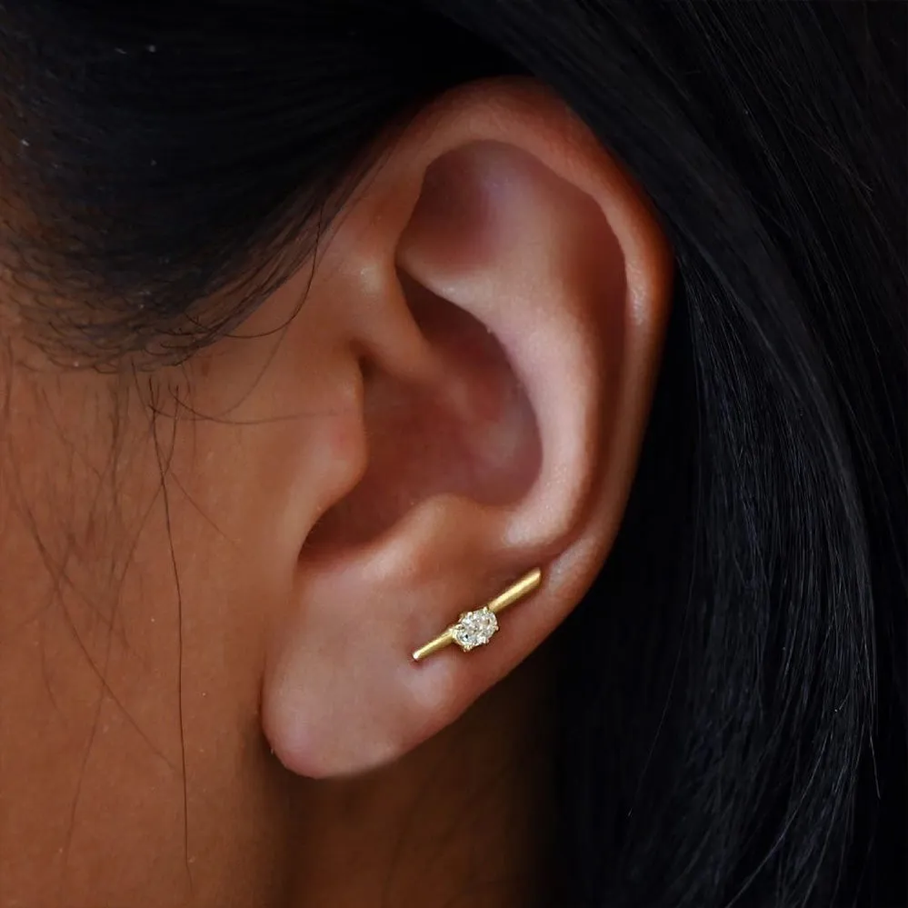 Rae Diamond Stud Earrings