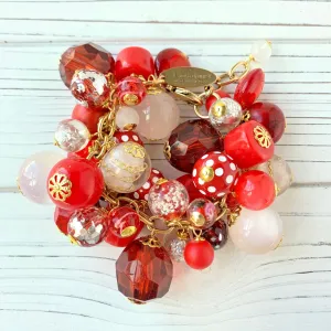 Red Hot Charm Bracelet