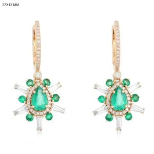 Shining Crystal Diamond Drops Earrings