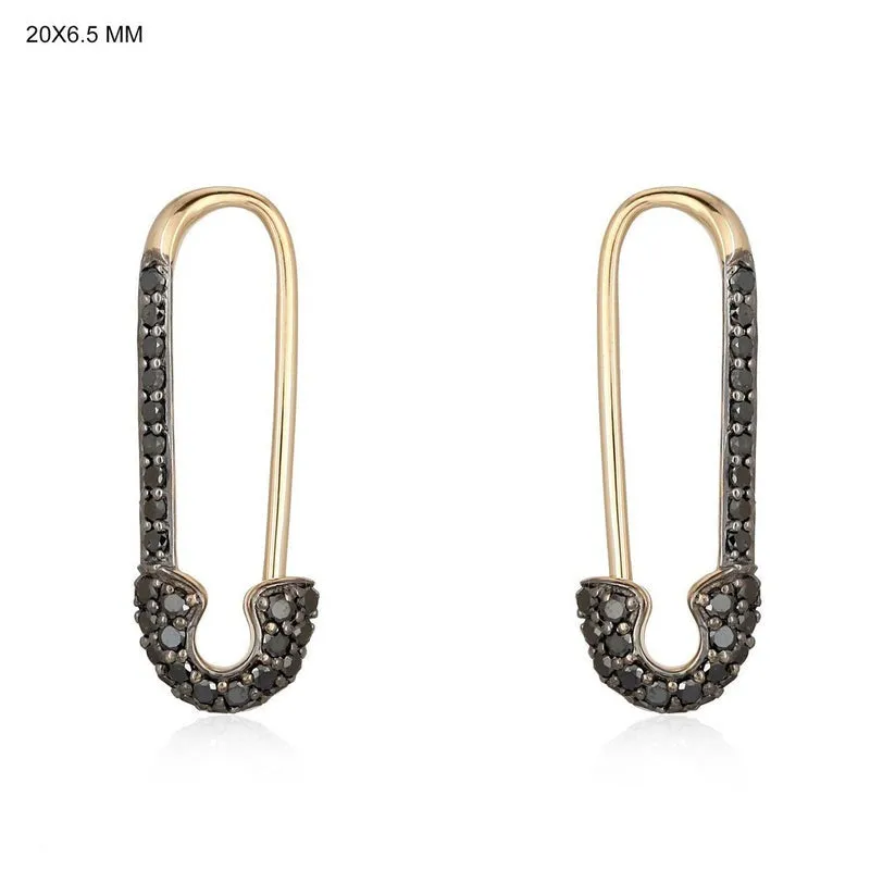 Shining Diamond Clip Drop Earrings