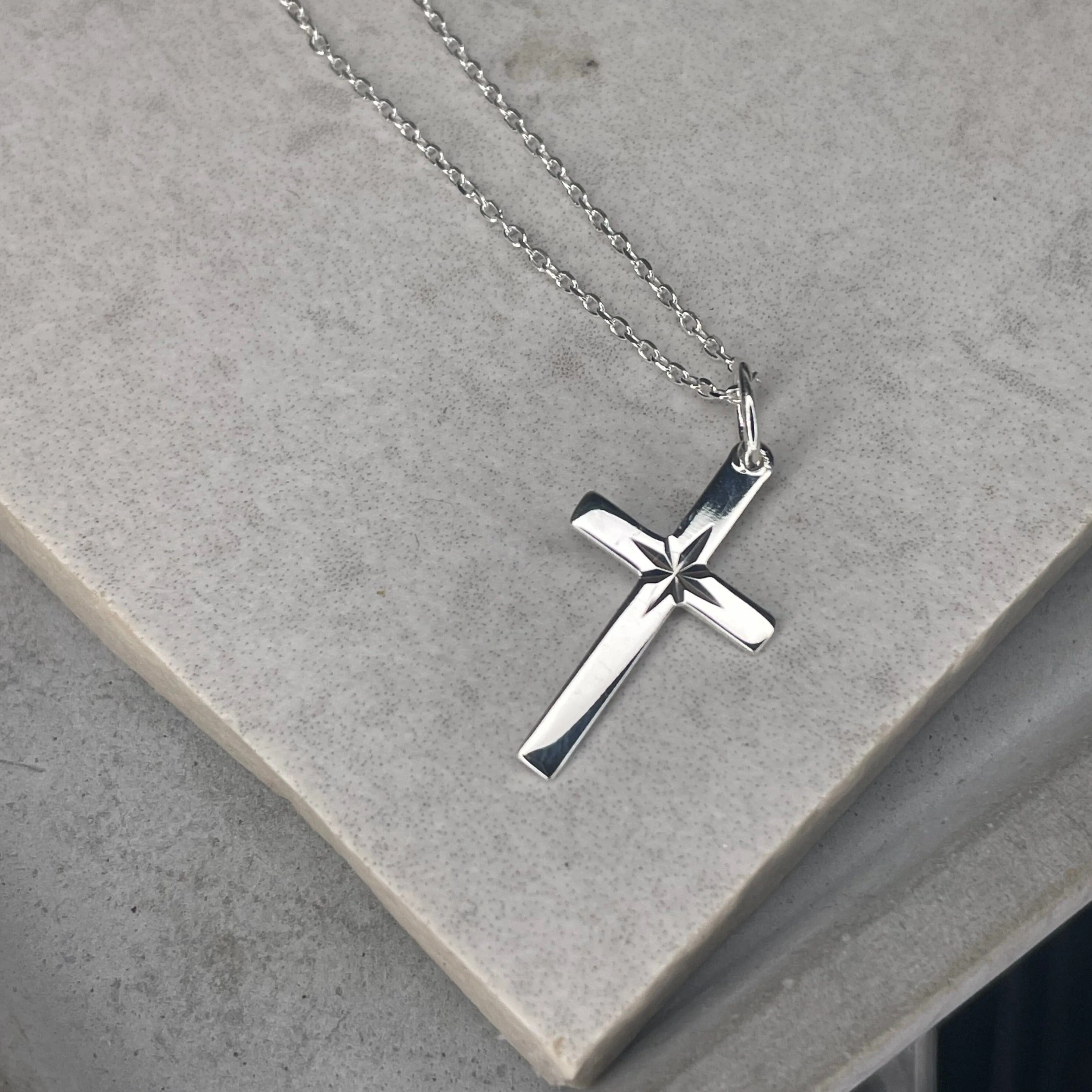 Shining Star Cross Necklace
