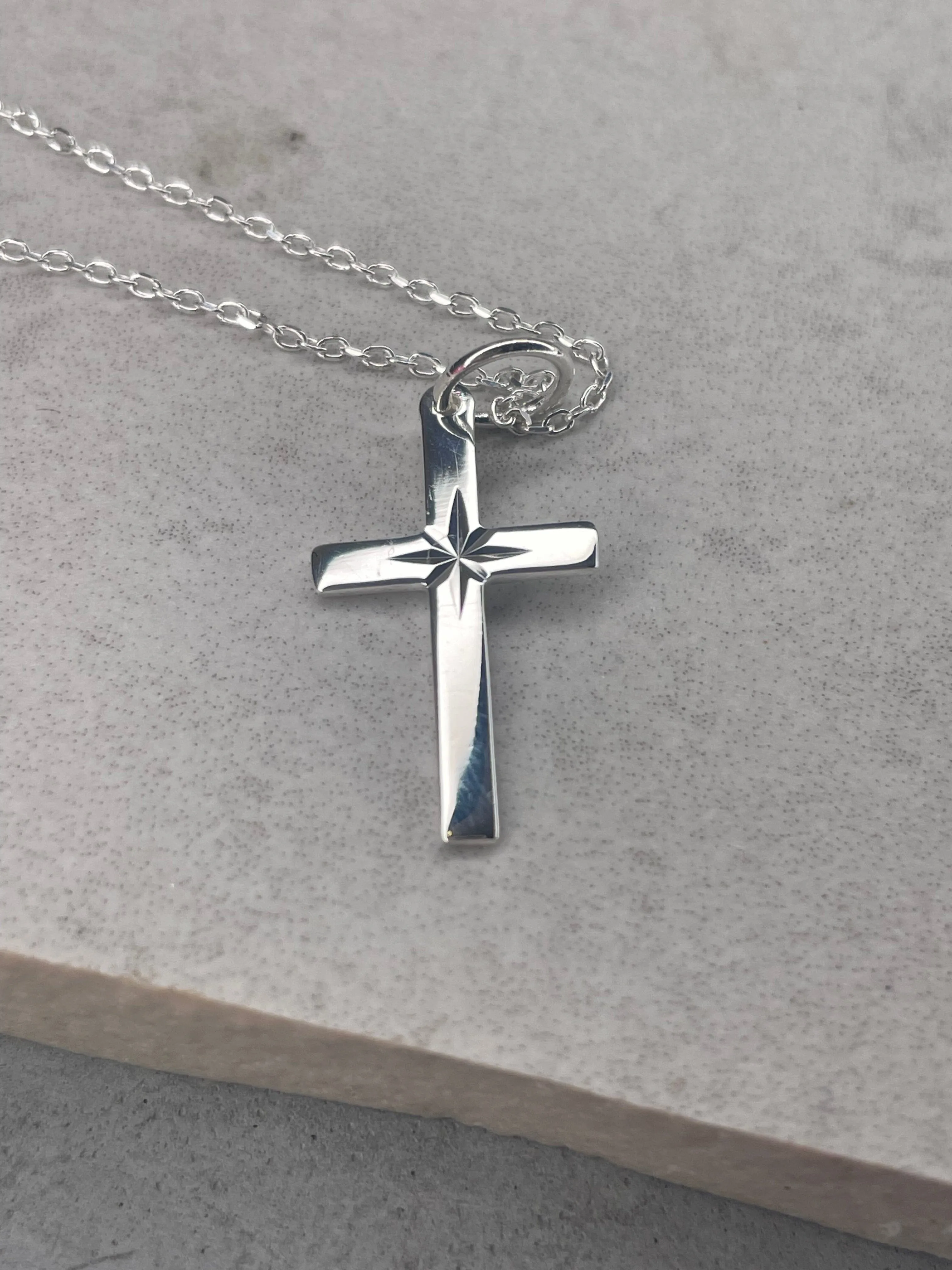 Shining Star Cross Necklace