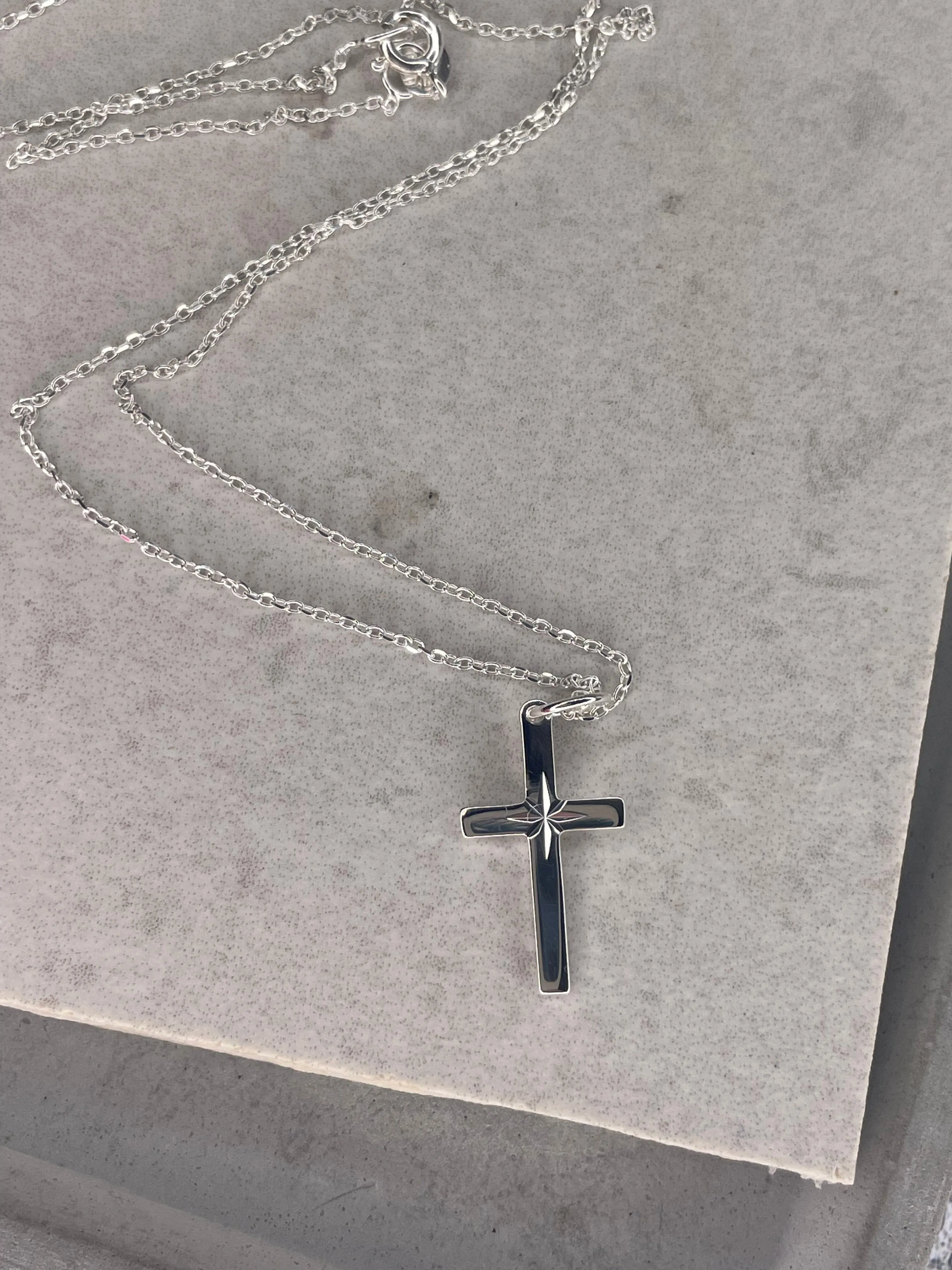 Shining Star Cross Necklace